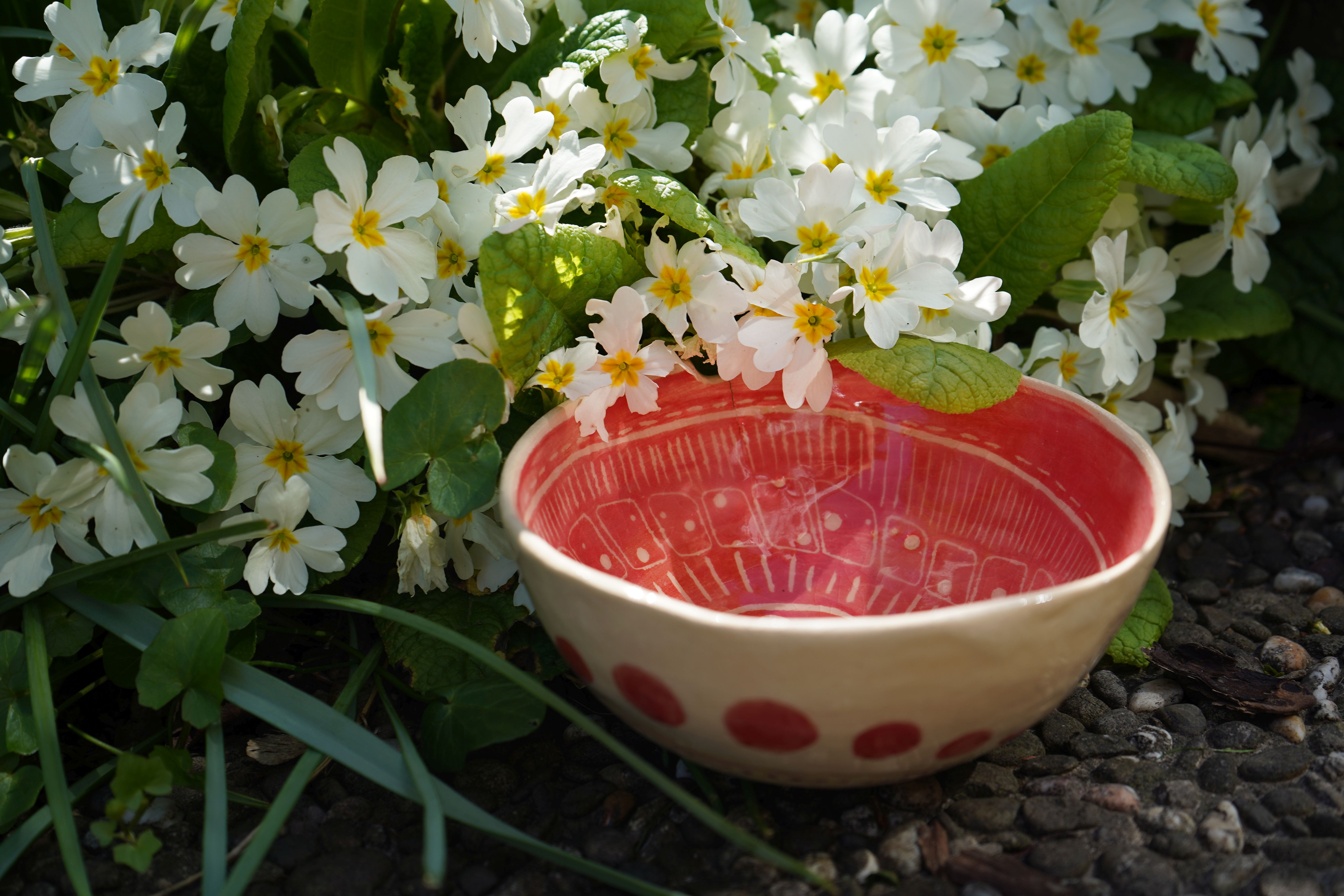 Schüssel mit eingecarvter Musterung - Julia Hatz